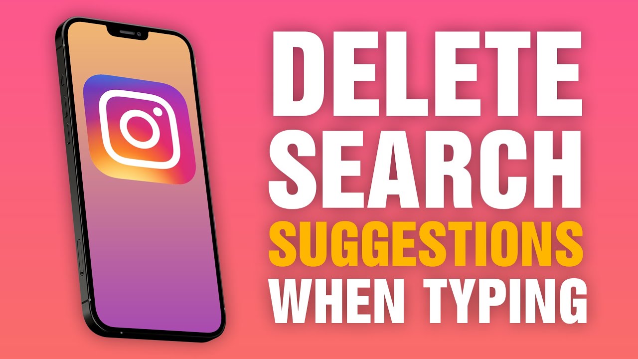 Как удалить подсказки поиска в Instagram при вводе текста