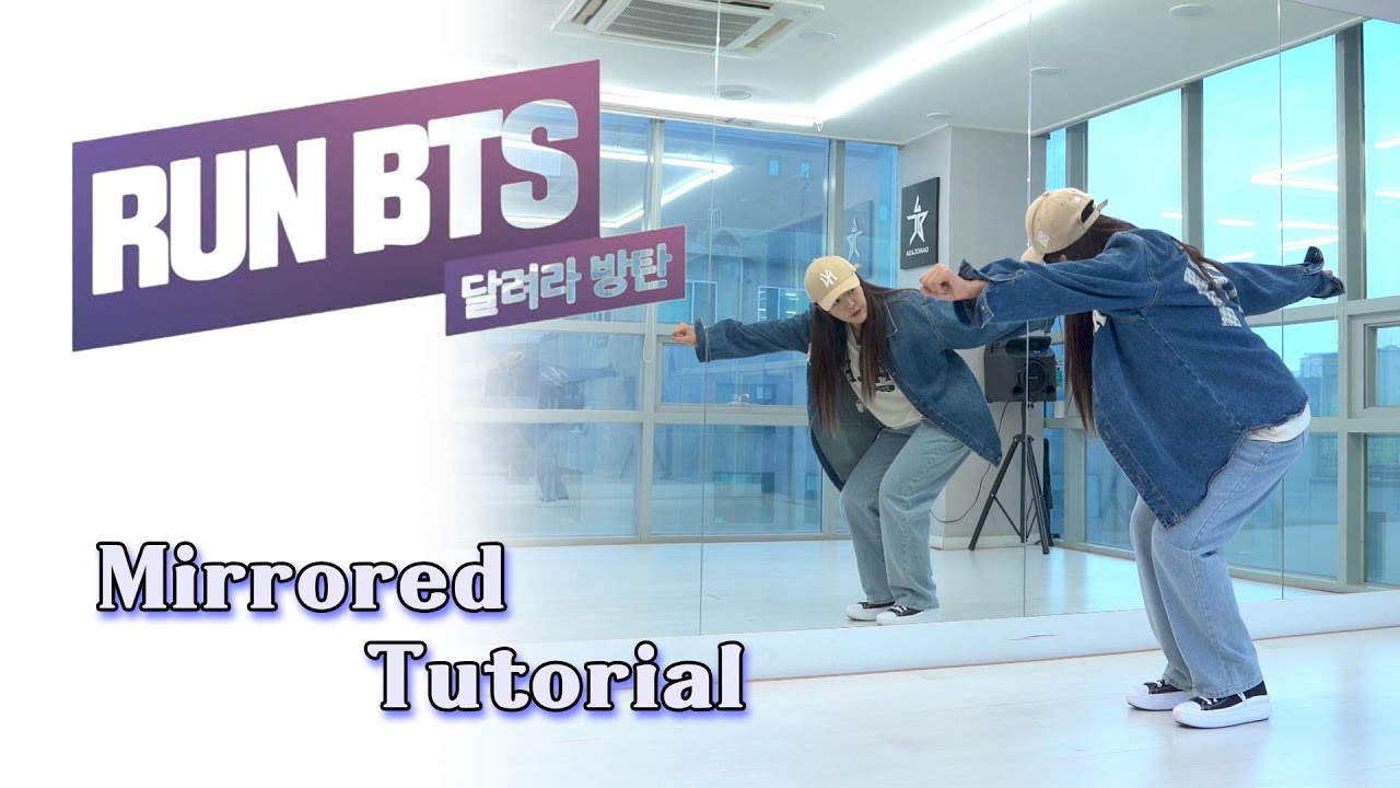 [Tutorial] 방탄소년단(BTS) - '달려라 방탄(RUN BTS)' l Slow mirror 느린음악 거울모드