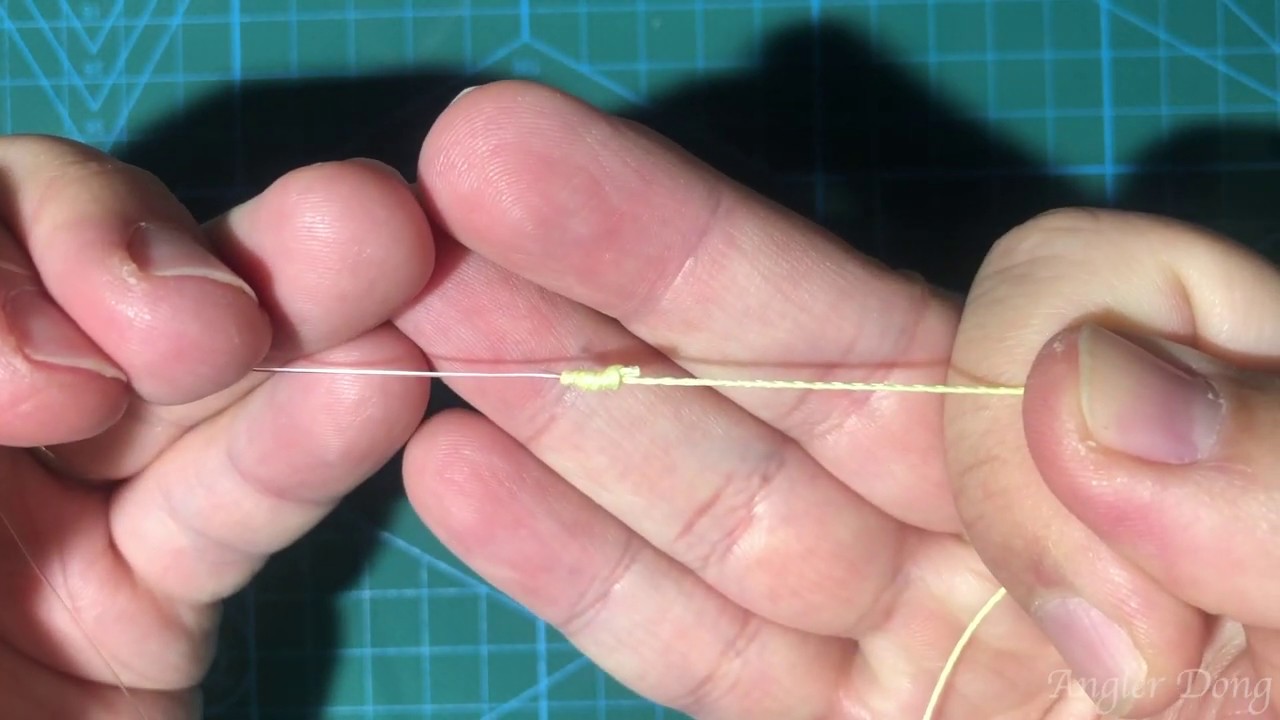 主线连接子线的奥尔布莱特结/Braid to Leader Fishing Knot: Albright Knot