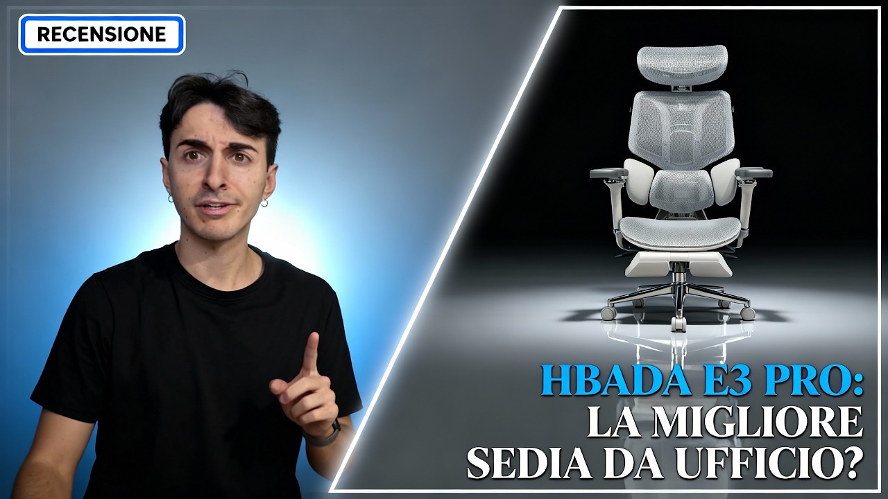 HBADA E3 PRO la MIGLIORE SEDIA per GIOCARE e LAVORARE!