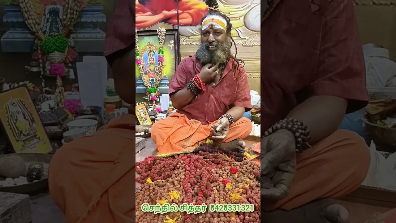 காசி ருத்ராட்சம் 1 முதல் 16 முகம் வரை கிடைக்கும்.