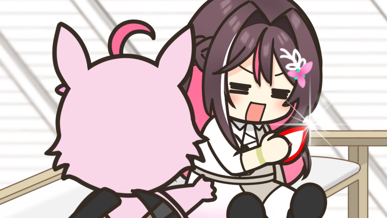 【手描き】オトモの開拓者といちゃつくあずきち【ホロライブ/AZKi】
