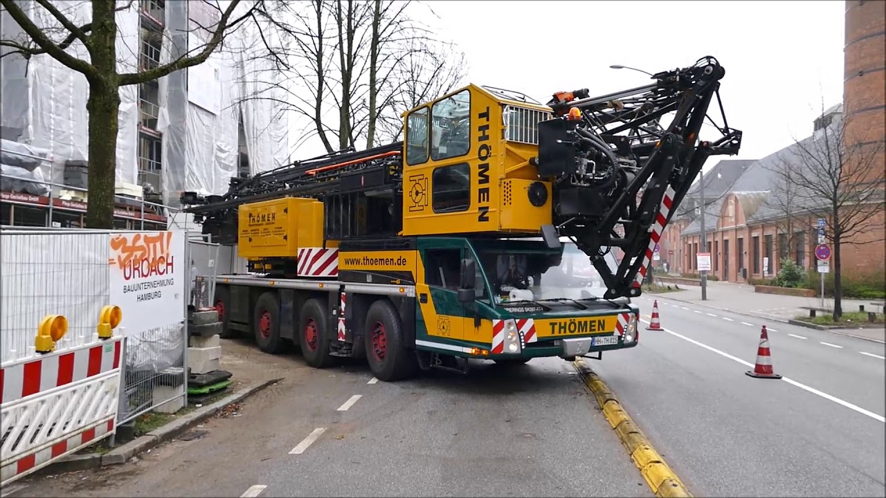 Thömen Spierings Mobilbaukran in Aktion