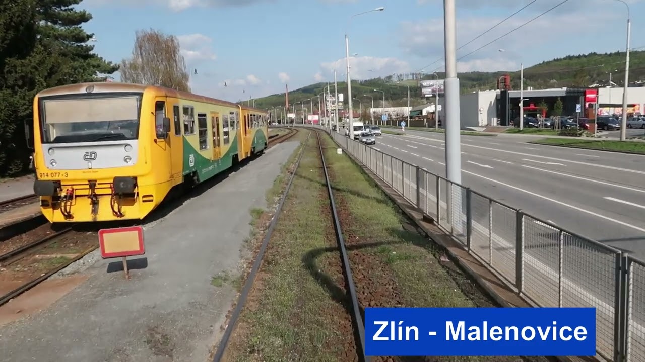 cabview trať 331 Otrokovice - Vizovice