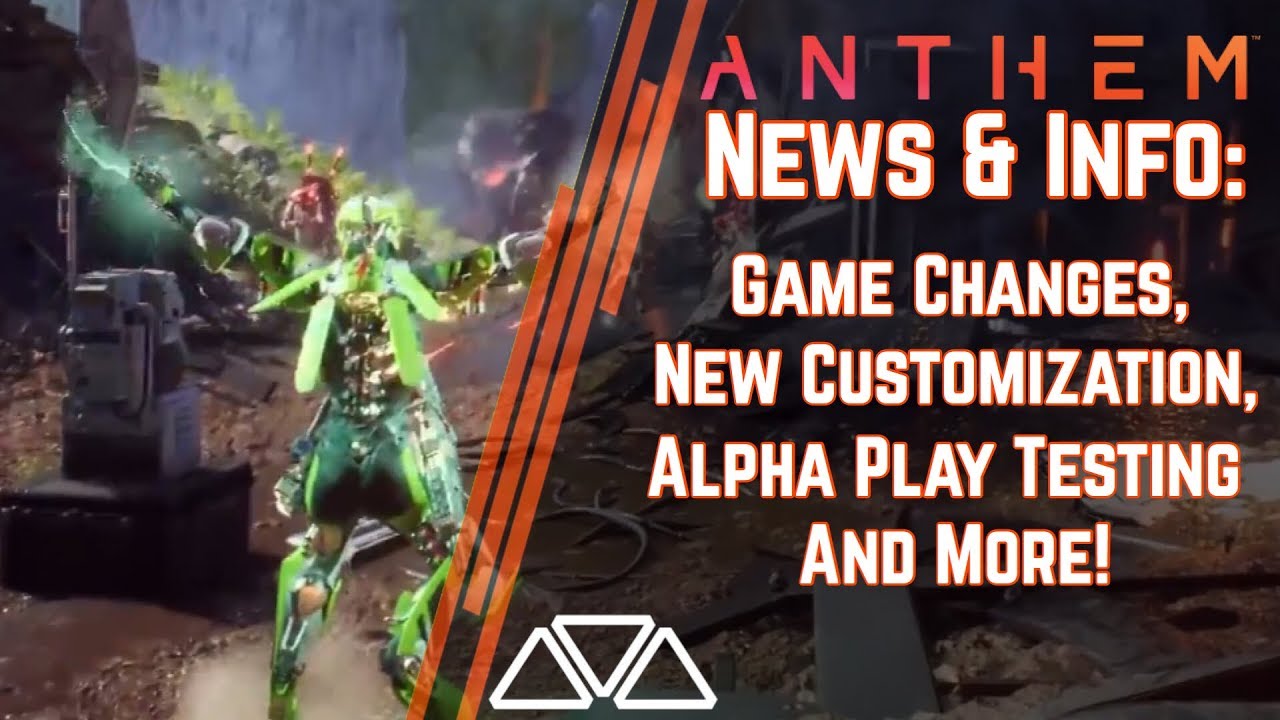 Anthem News & Info: Alpha Player Testing! New Info & Changes Coming to Anthem!