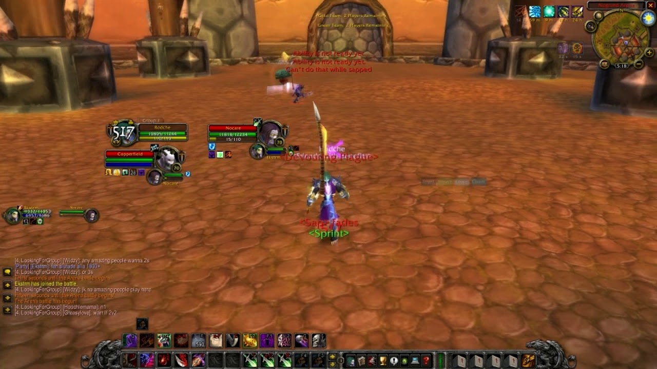 TBC 2.4.3 Rogue Mage arena-tournament