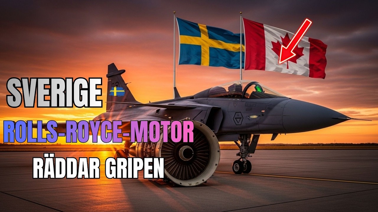 Sveriges djärva drag Rolls Royce motor kan rädda Gripen EF! 🚀