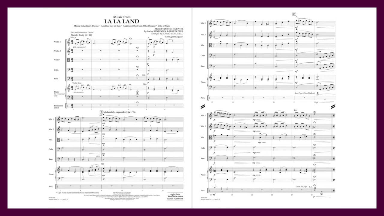 Music from La La Land | Arr. Robert Longfield