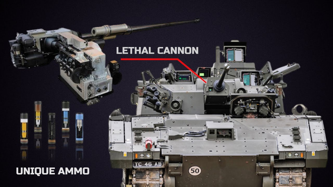 Badass Cannon for UK Army Ajax Armoured Vehicles