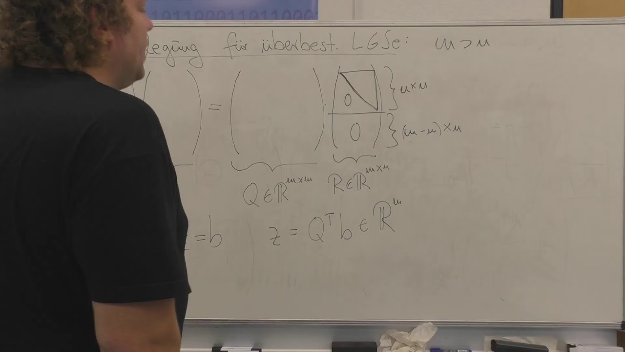 Numerik 1, Vorlesung 7 (Lineare Ausgleichsrechnung, QR-Zerlegung)