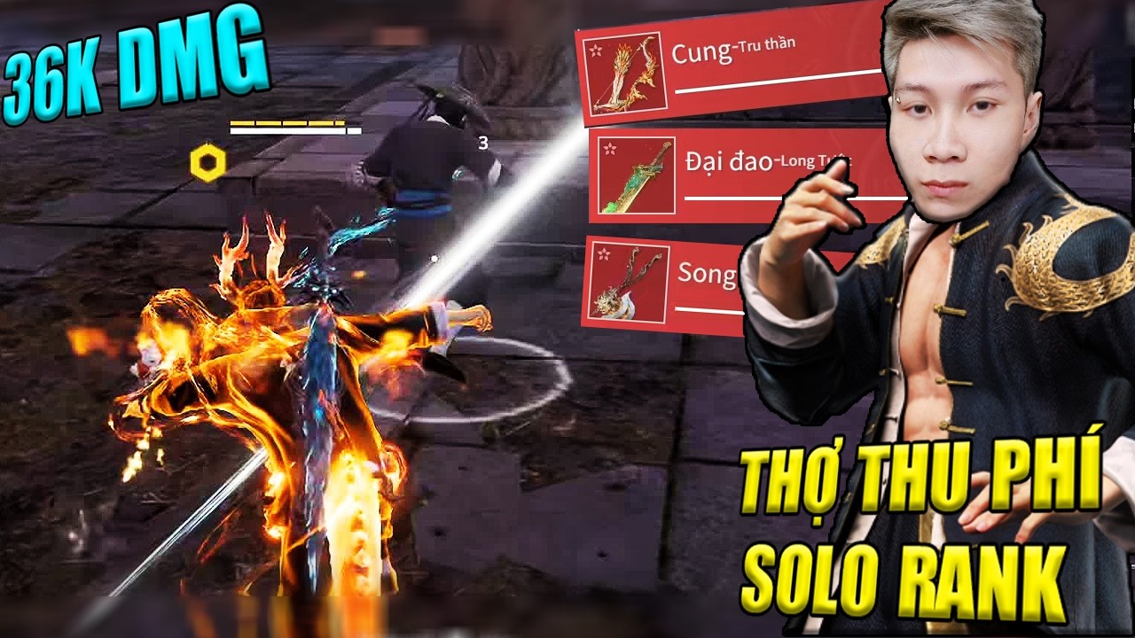 Thợ Thu Phí *VŨ KHÍ VÀNG ĐỎ* Trong SOLO RANK? (Tarka Ji)🔥