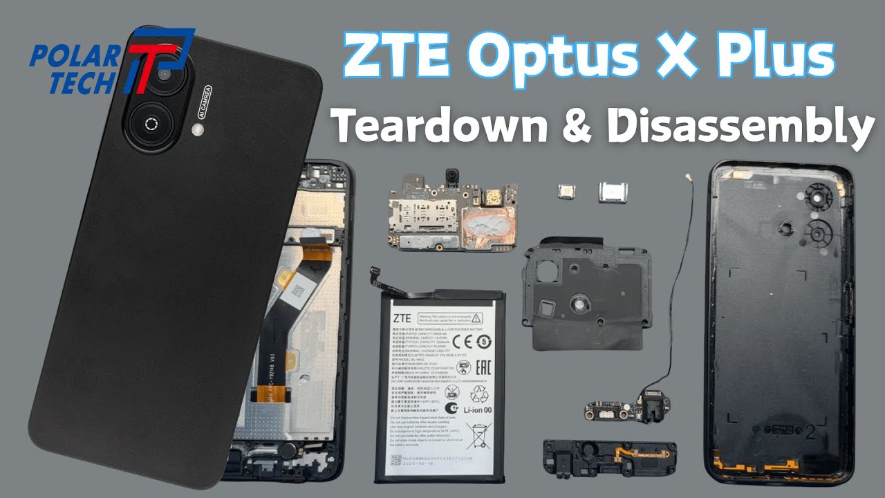 Руководство по разборке и полной разборке ZTE Optus X Plus