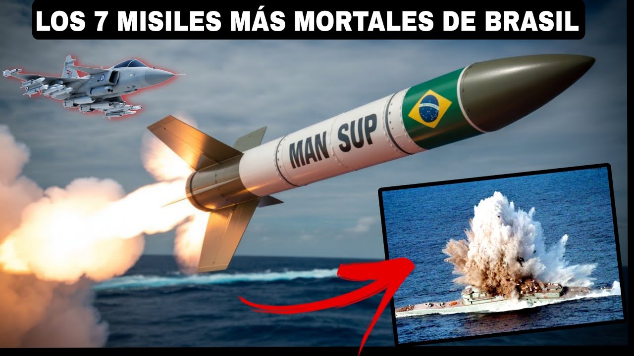 TOP 7 MISILES M&Aacute;S PODEROSOS DE BRASIL &mdash; &iexcl;EL ARSENAL QUE DEBES CONOCER!