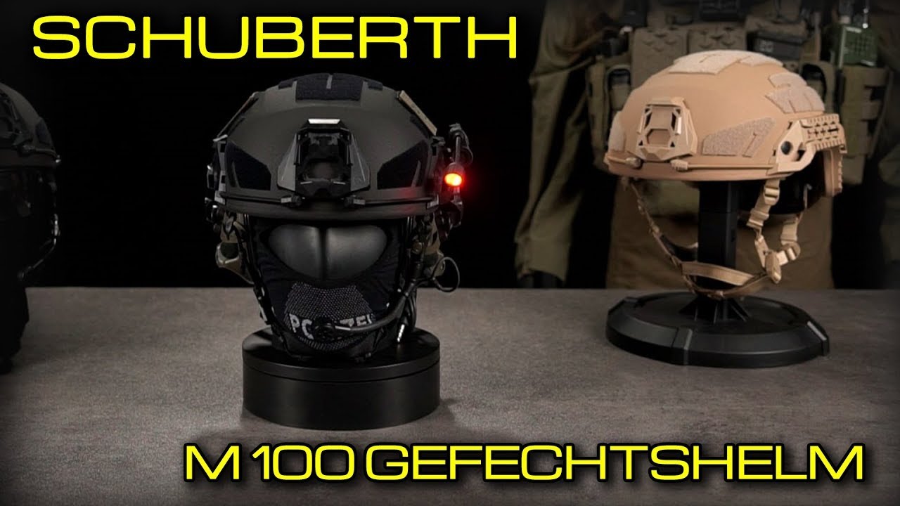 Ihr werdet Euren Augen nicht trauen! Der Schuberth M100 Gefechtshelm