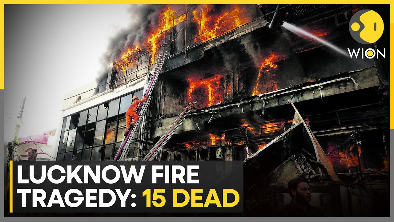 Lucknow Fire Tragedy: Coaching Centre And Pet Clinic In Flames, At Least 15 Dead | WION