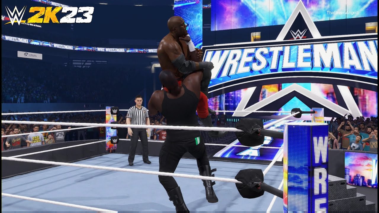 WWE 2K23 - Bobby Lashley vs. Omos | Wrestlemania 38