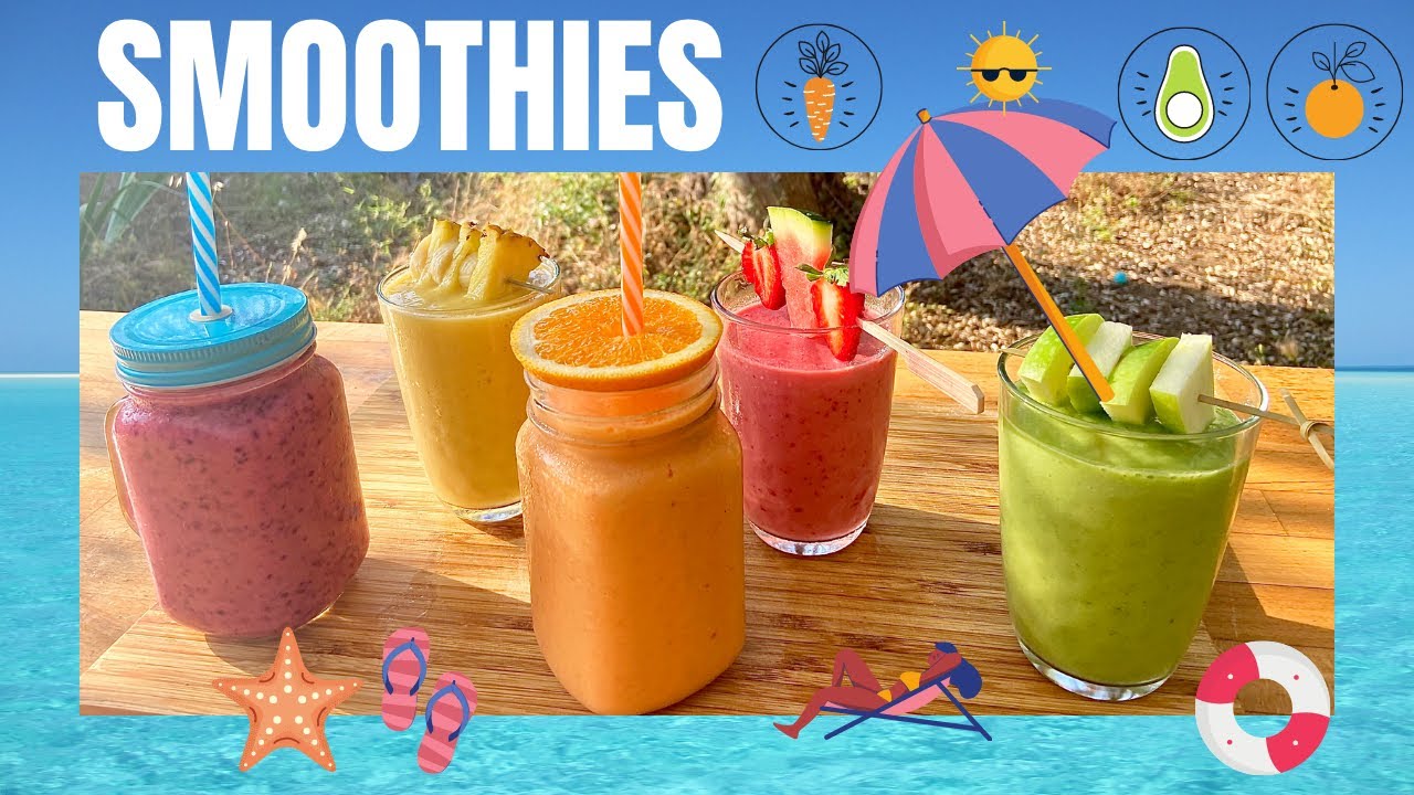 5 SMOOTHIES SALUDABLES uno para cada día de la Semana 👍🏻 - GUILLE RODRIGUEZ