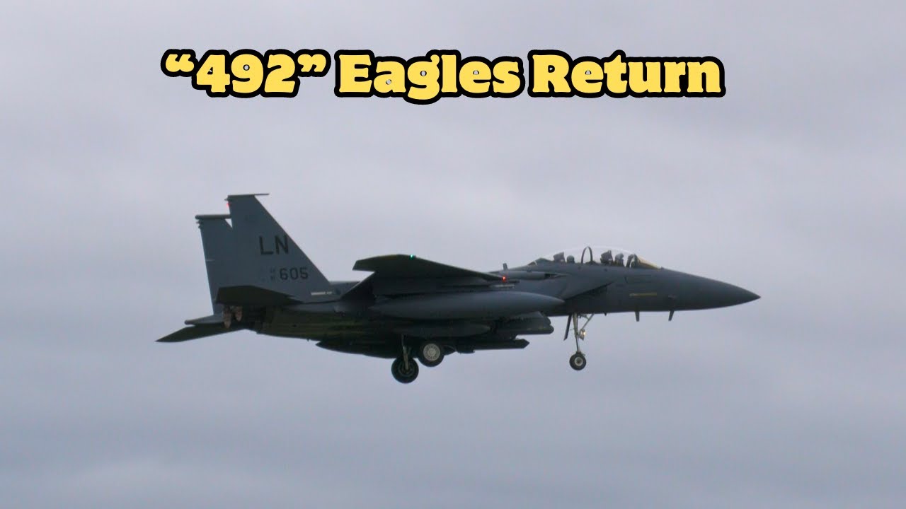 492 F15s Arrive at RAF Lakenheath