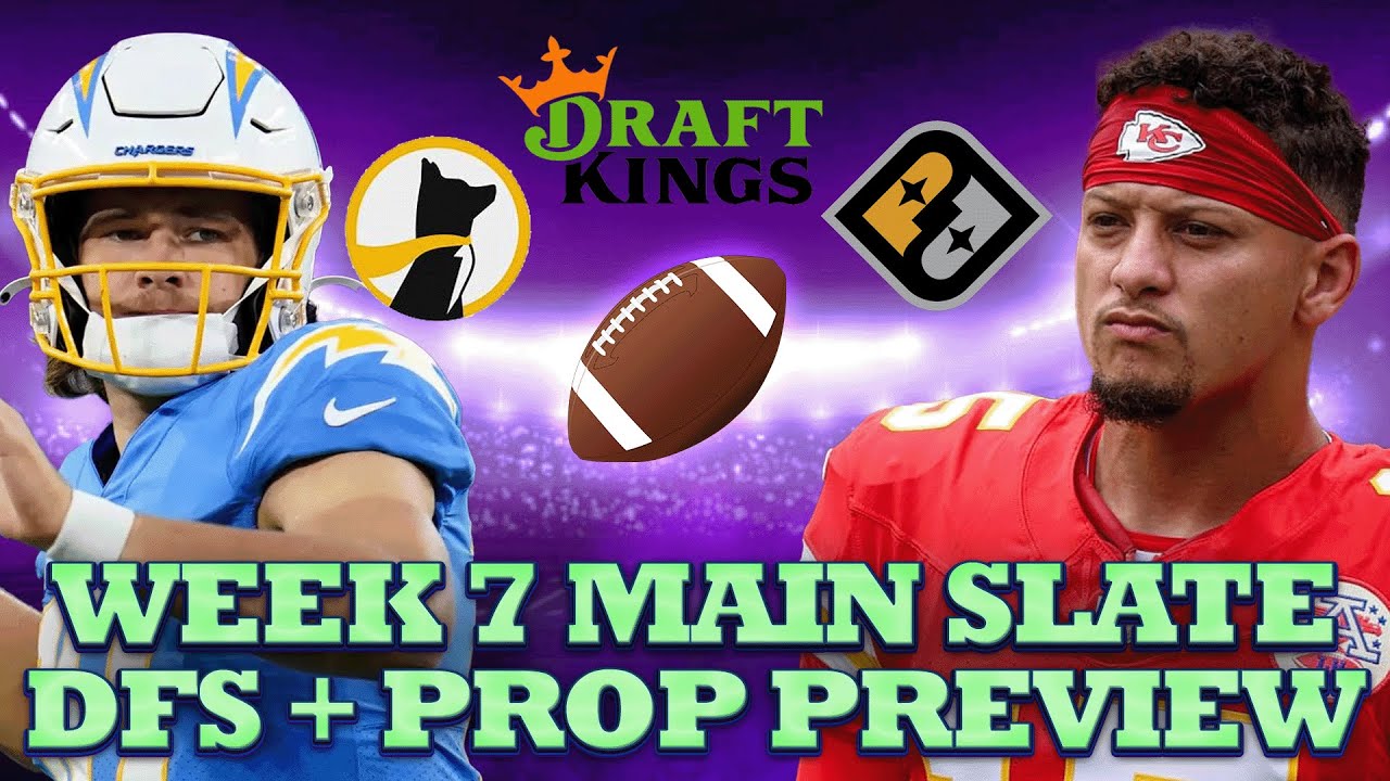 Неделя 7: Топ-стеки основного списка НФЛ + предложения игроков &mdash; стратегия Draftkings, выборы при...