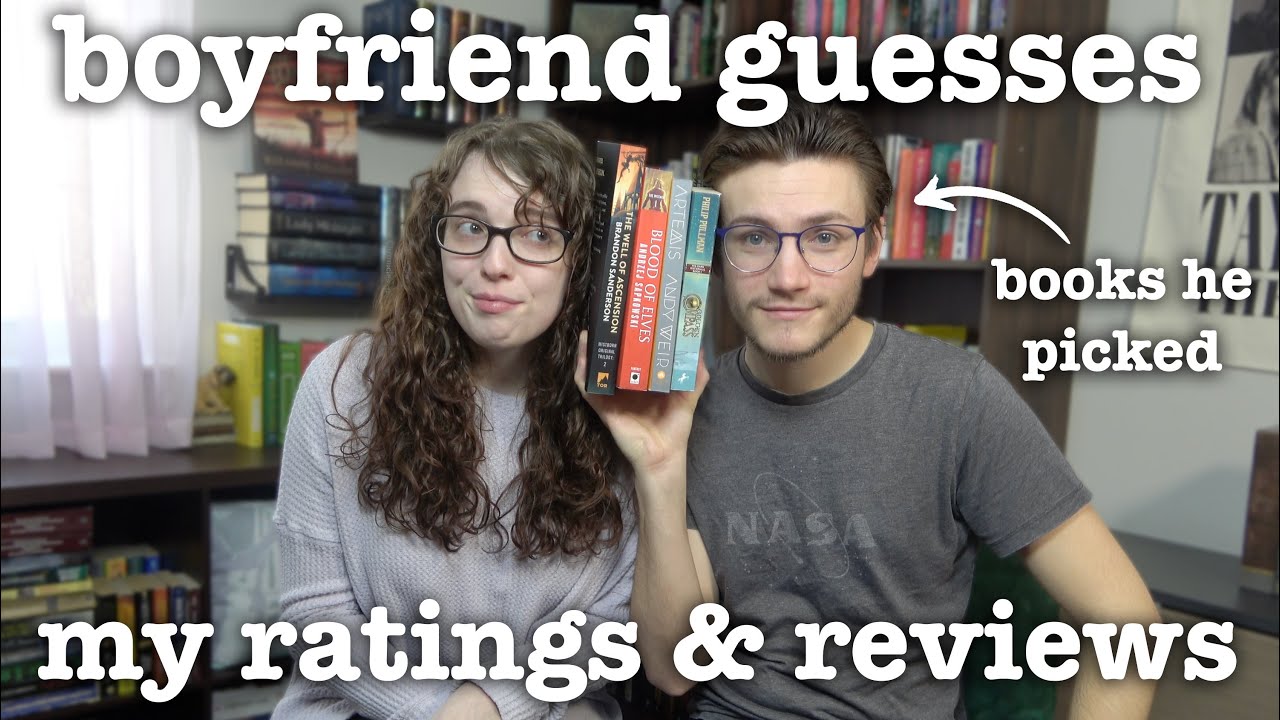 boyfriend guesses my ratings for the tbr he picked
