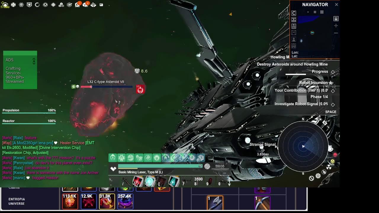SPACE HUNTING IN LOOTABLE PVP