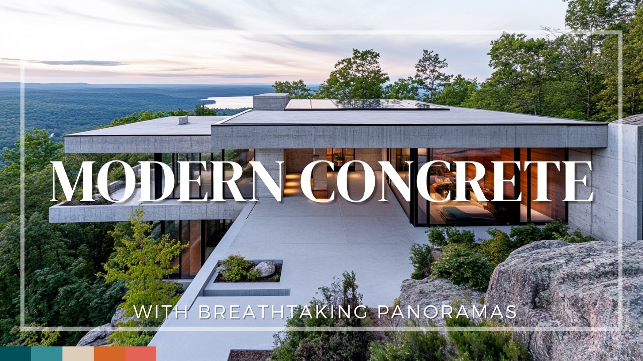 Modern Concrete Homes with Breathtaking Panoramas