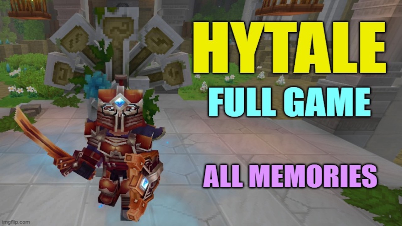 Hytale 100% Longplay - All Memories and Recipes [No commentary]