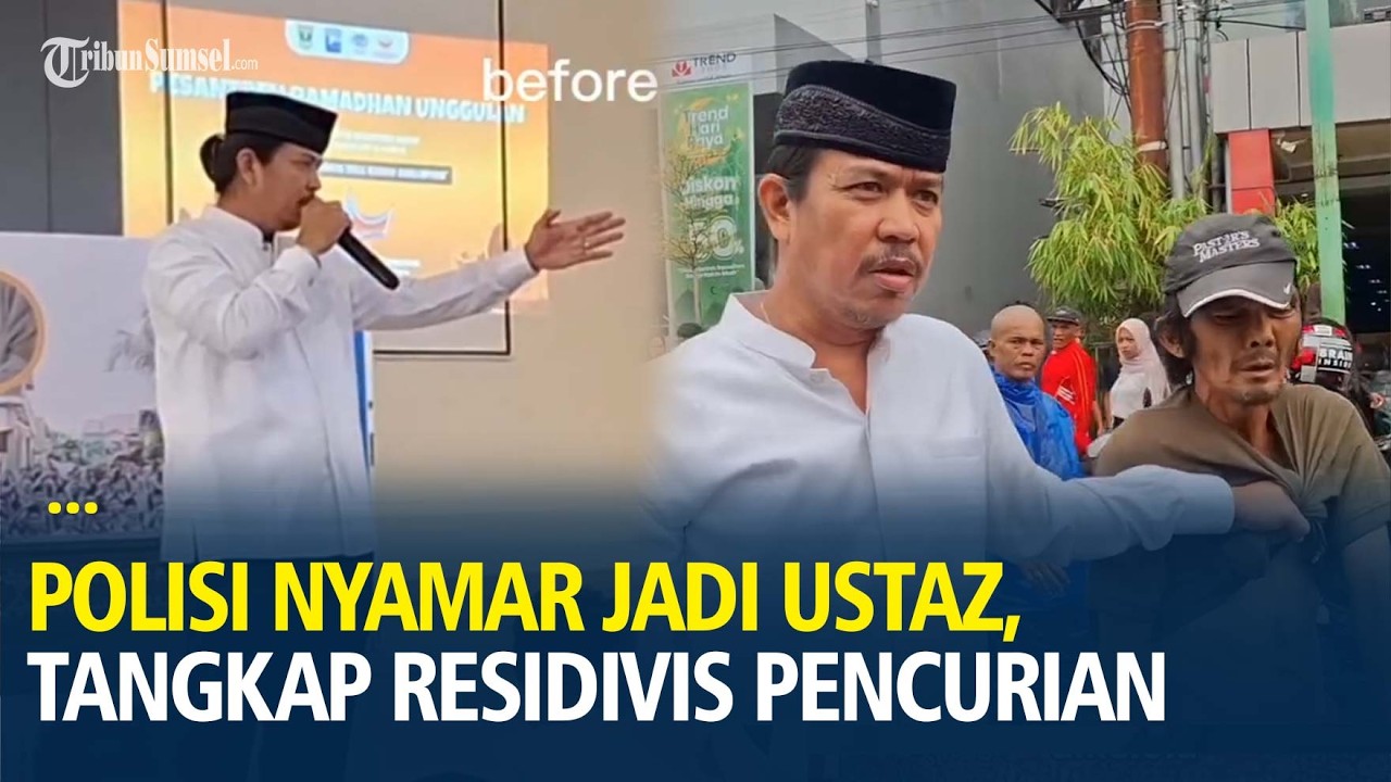 Polisi Nyamar Jadi Ustaz, Tangkap Residivis Pencurian di Padang