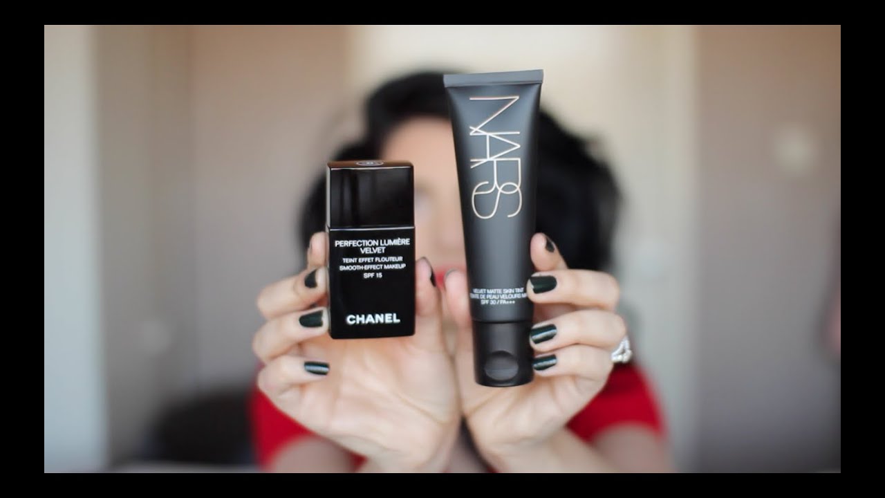 Nars Velvet Matte Skin Tint  Vs Chanel Perfection Lumiere Velvet Foundation | Natasha Summar