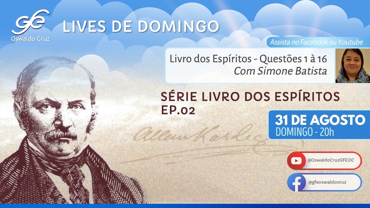 31.08.2025 - LIVES DE DOMINGO DO GFEOC