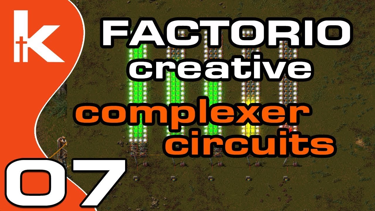Factorio Circuit Based Requestor and Progress Bar | Factorio Creative Ep 7