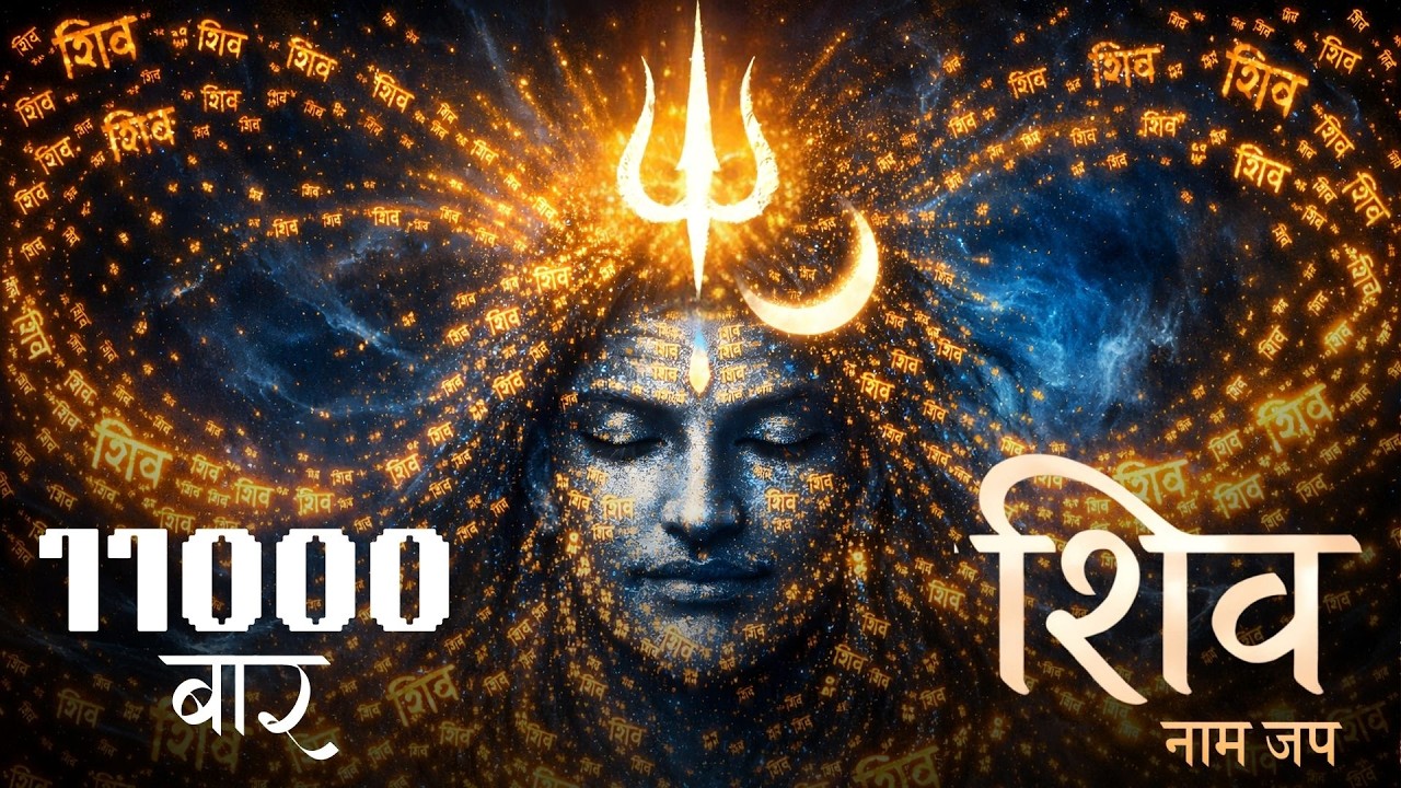 11,000 Shiv Naam Jap | Shiv Shiv Shiv Chant | Har Har Mahadev | Bhajan Marg | Aayush Grover
