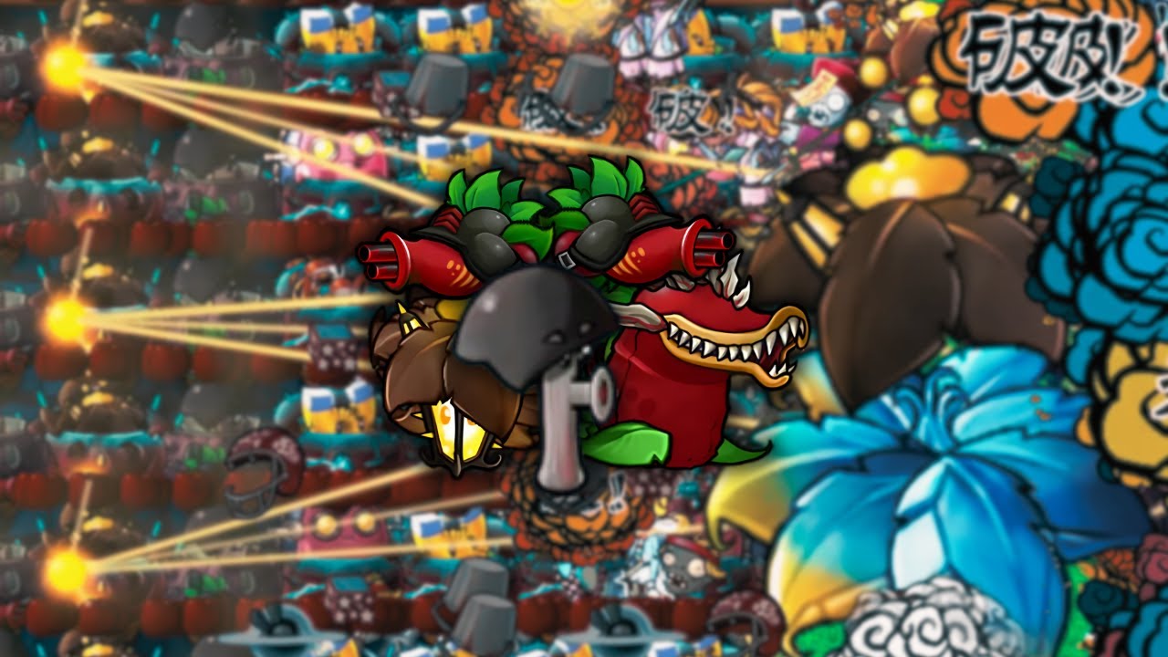 Plants Vs Zombies Fusion 2.4 - Odyssey Purgatory w/ Cherry Bomber Drone & Scaredy Doom