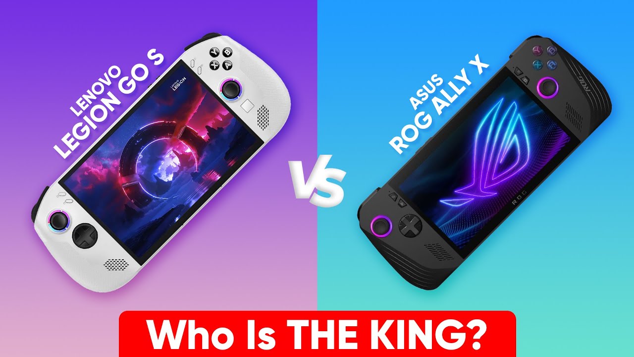 Lenovo Legion Go S против ASUS ROG Ally X: какой портативный компьютер победит? 🎮
