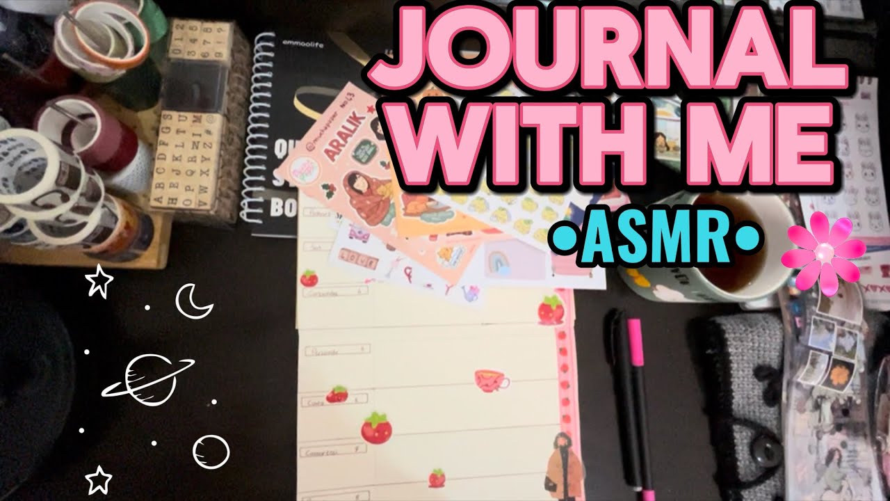 Journal With me •ASMR• part1 (ajandamızı beraber dolduralım )