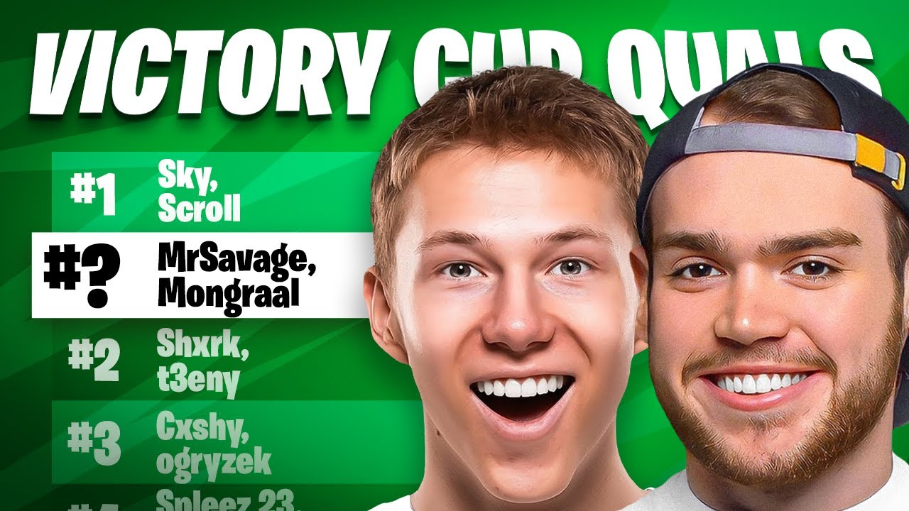 Duo Victory Cup Qualifiers ft. Mongraal (Full Gameplay)