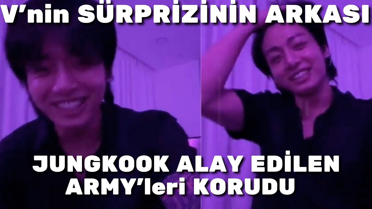 Jungkook yayın özeti. Armyleri korudu. Tae ile sürpriz sahnenin perde arkası. Armylerden ne istedi