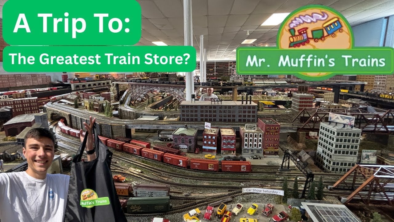 Visiting Mr. Muffin's Trains!