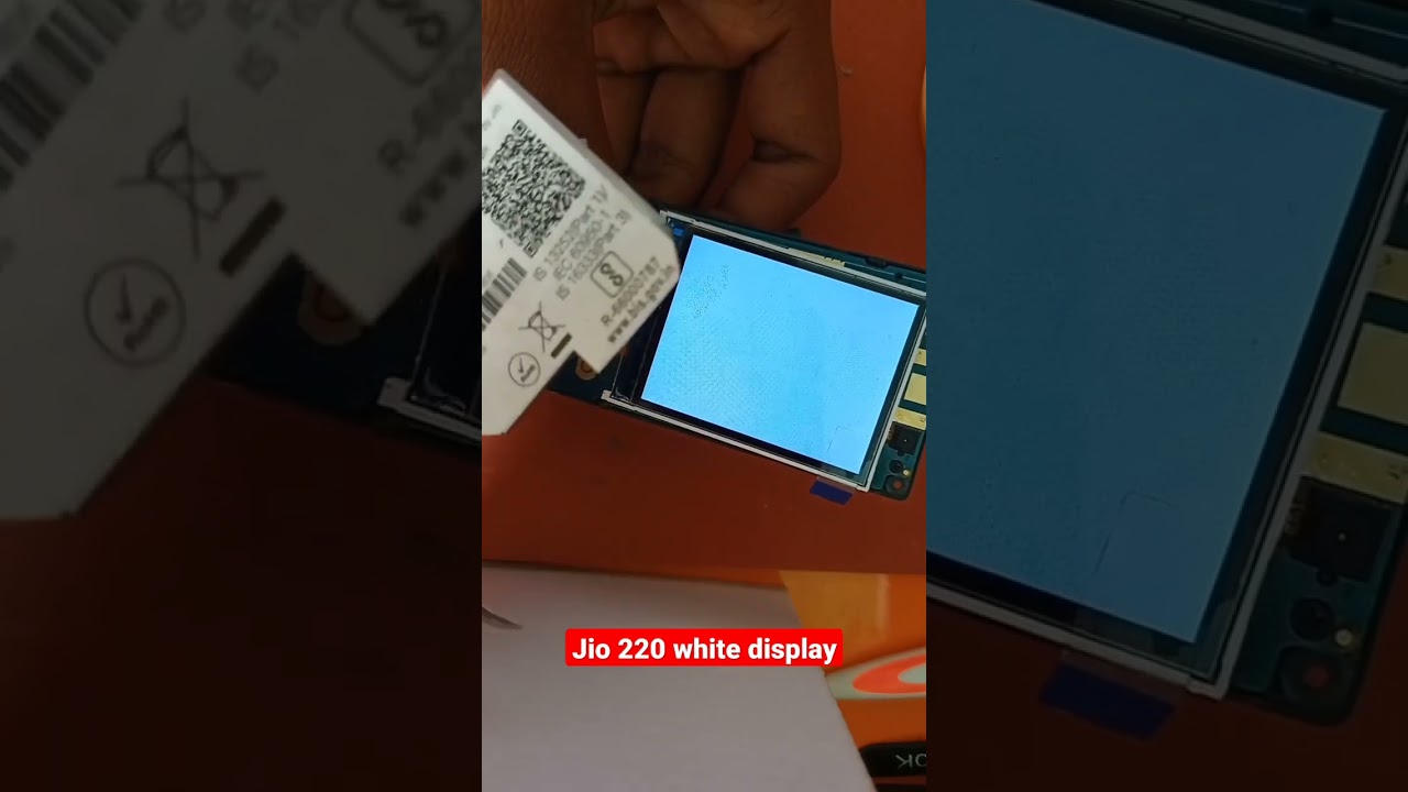 jio 220b white display sulution ❤️