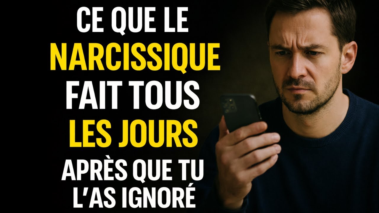 LE NARCISSIQUE FAIT ÇA TOUS LES JOURS APRÈS QUE TU L'AS 
