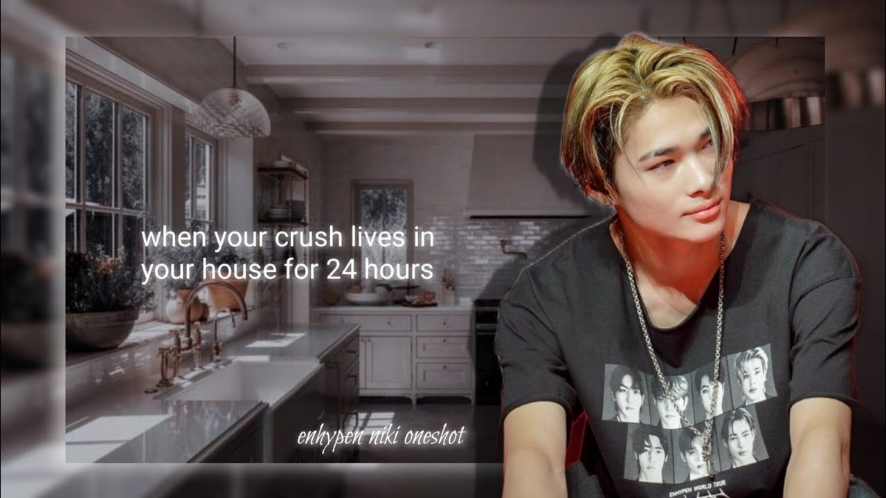 when your crush lives in your house for 24 hours | enhypen Niki oneshot 1/1 #niki #kpop #fanfiction