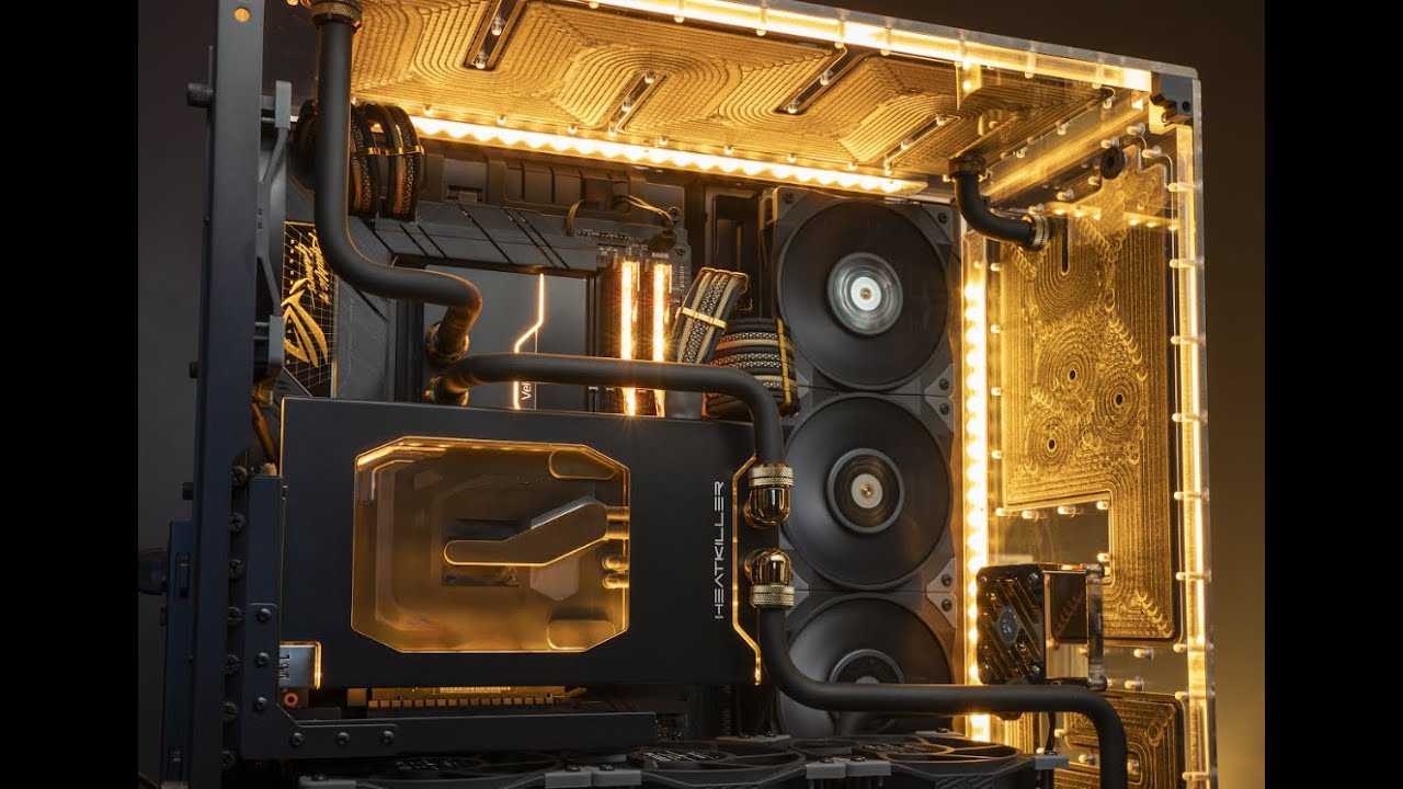 The ULTIMATE 👑 O11 Vision Water Cooled Build Singularity Distro Plate Set