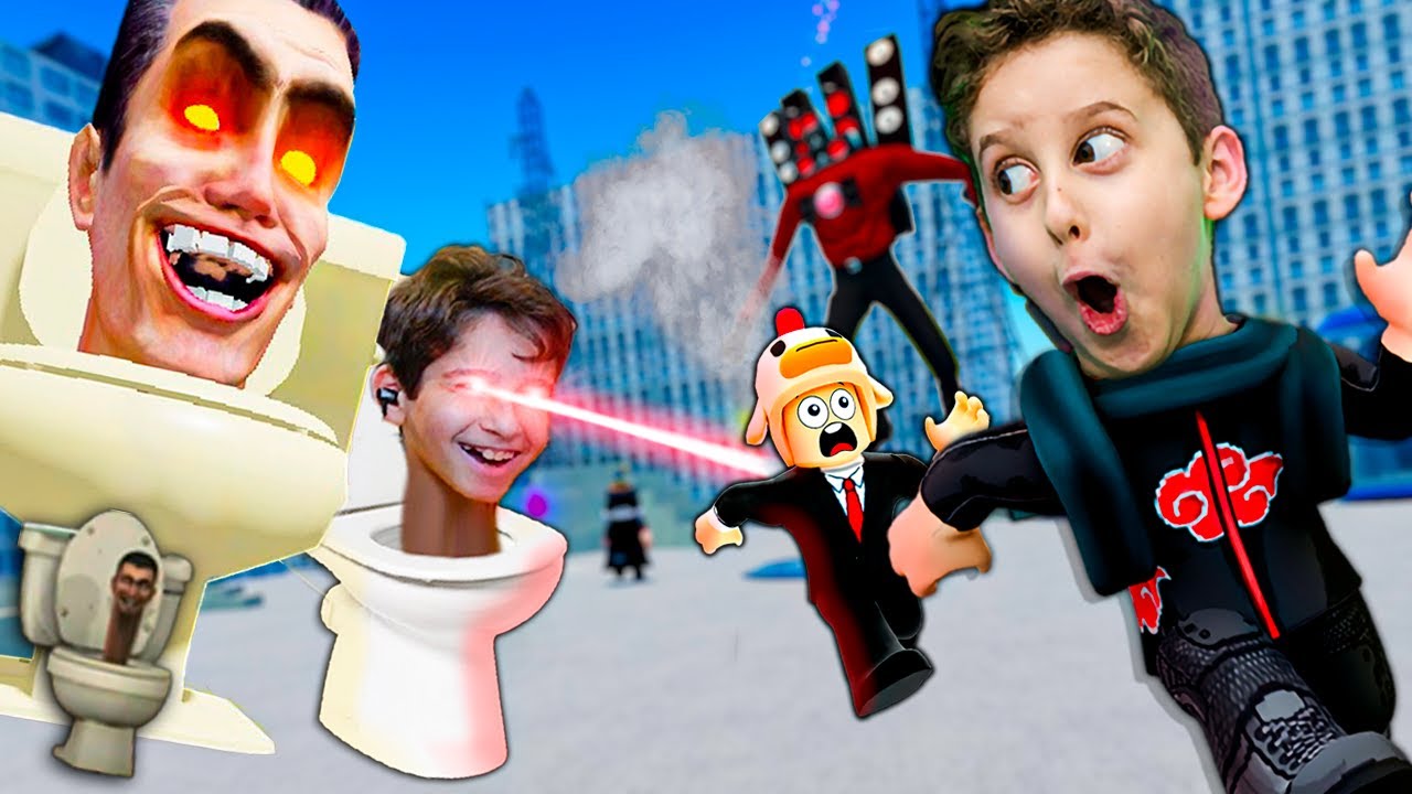 SKIBIDI TOILET INVADIU A CIDADE DO ROBLOX - Games
