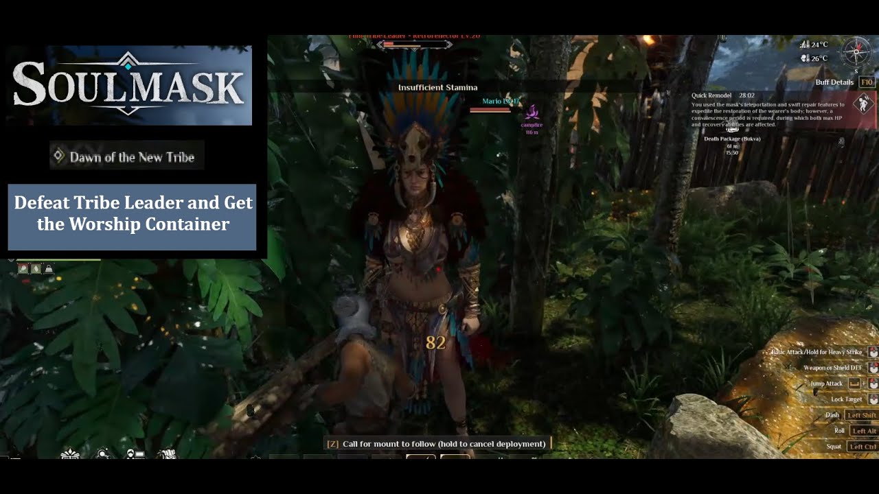 SOULMASK | Defeat Tribe Leader and Get the Worship Container