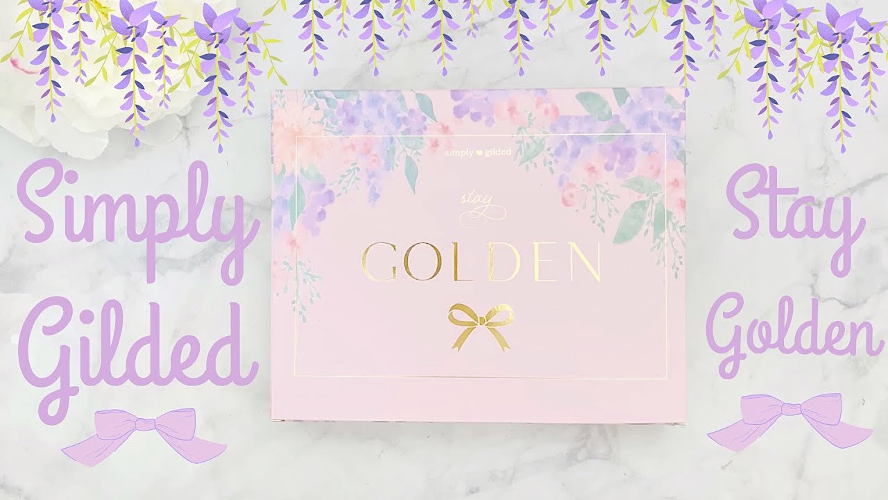 Simply Gilded Stay Golden Anniversary Box - Mystery Item Not Revealed