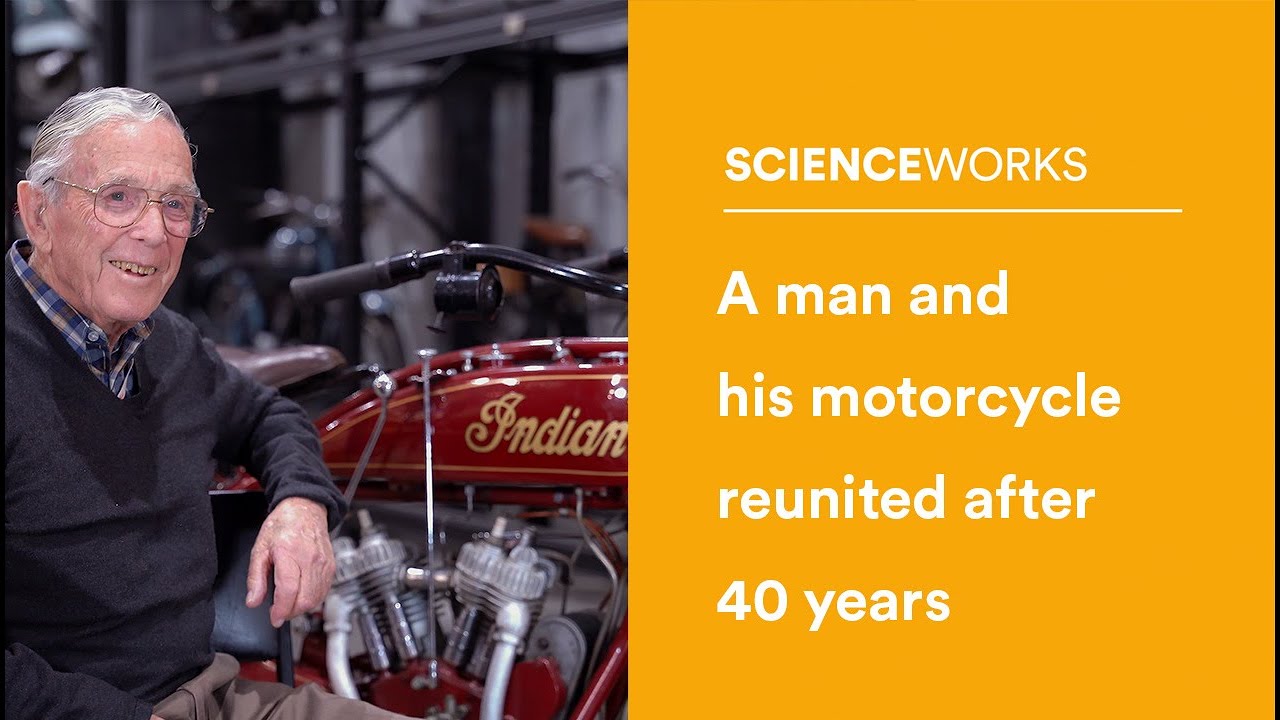 Reuniting a 100 year old Indian Scout motorcycle with its former owner