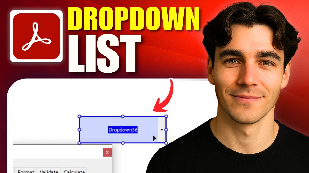How To Edit A Dropdown List In A Fillable PDF Form Using Adobe Acrobat Pro DC (Tutorial 2026)