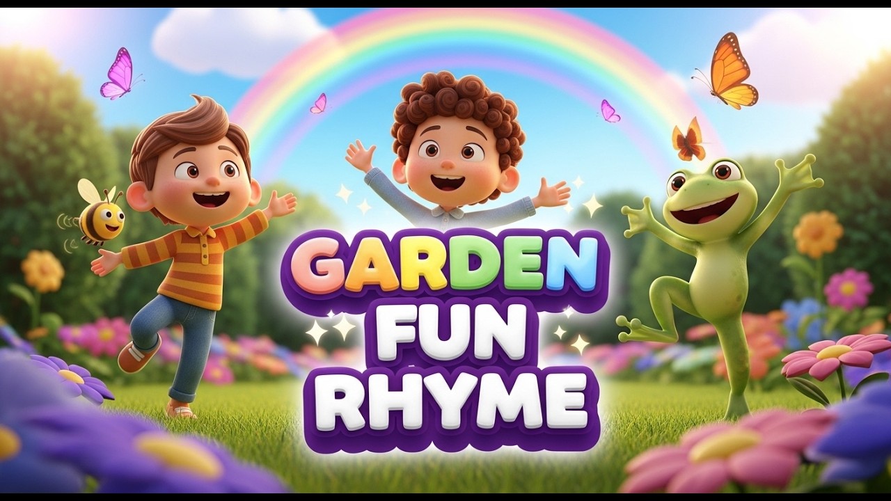 Garden Fun Action Song | Kids Dance & Sing Along 🌸🐝🐸