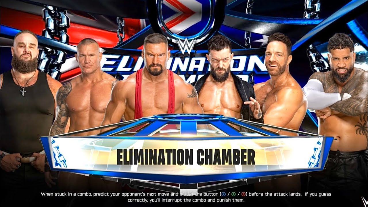 6 Men Elimination Chamber Match || Lenix Gaming Spot || Wwe 2k Matches