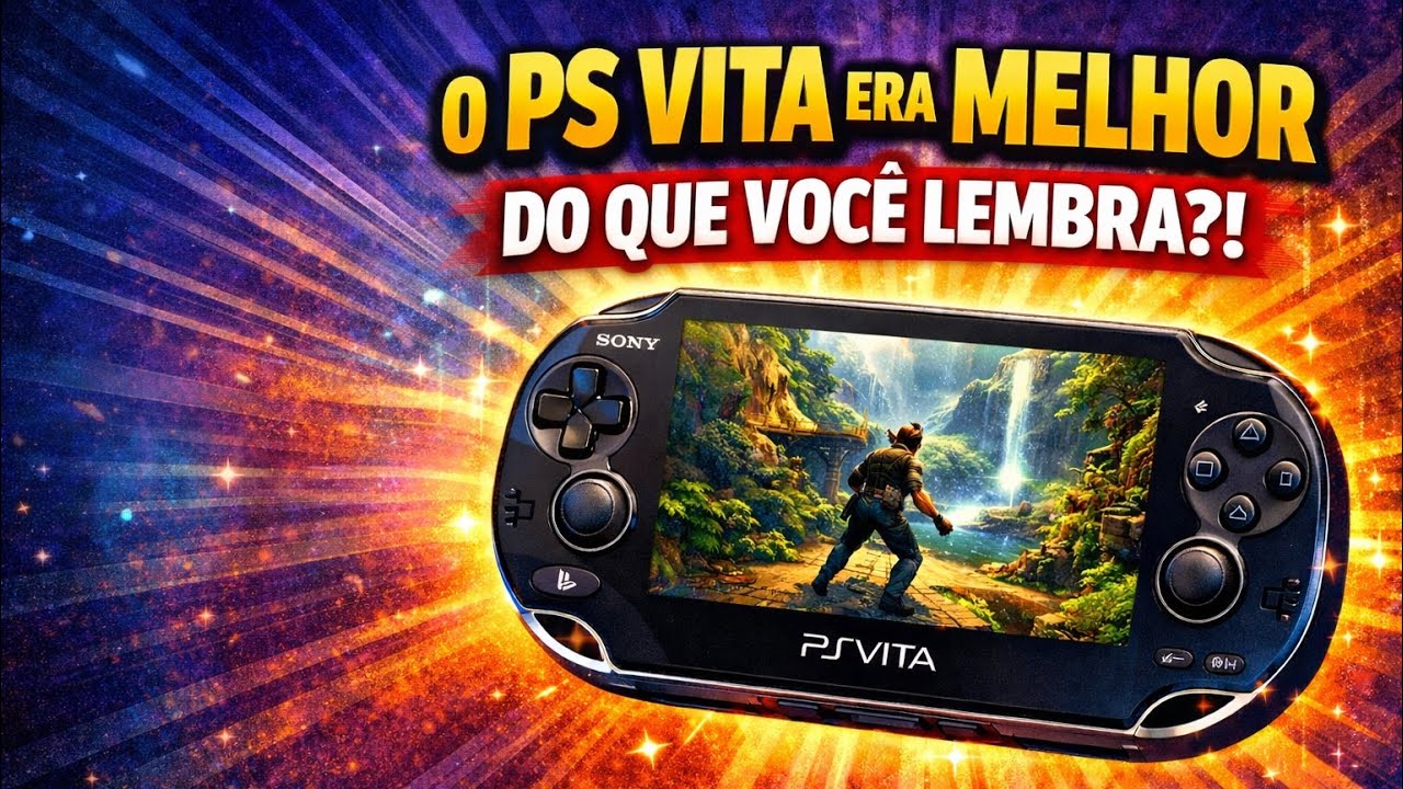 PS Vita Fat： O Portátil Poderoso da Sony com Tela OLED